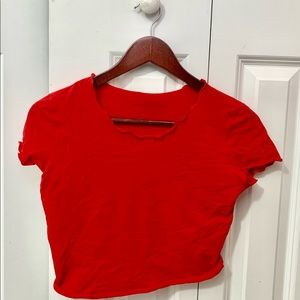 Moschino Cheap and Chic Red Baby Tee